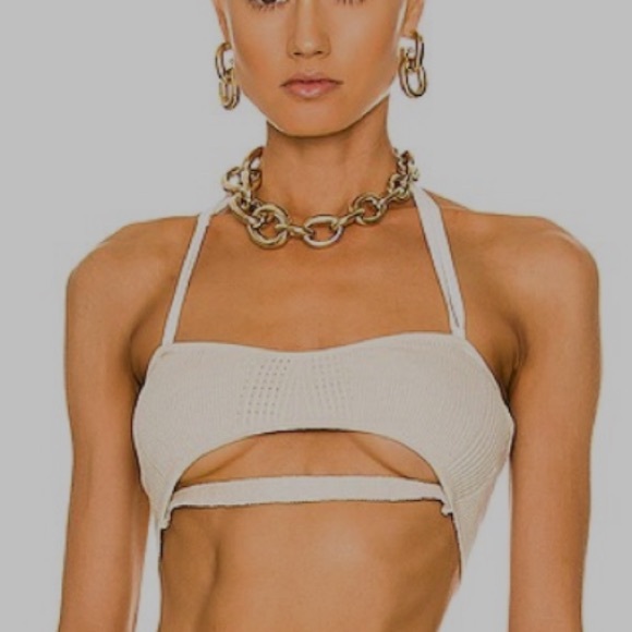 Jacquemus Le Bandeau Beijo bralette - XS